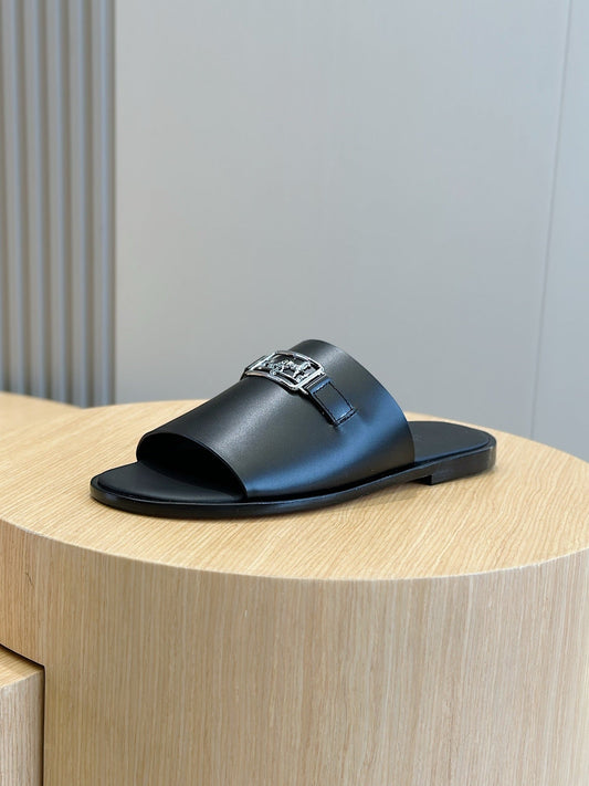Herm gabriel leather slippers