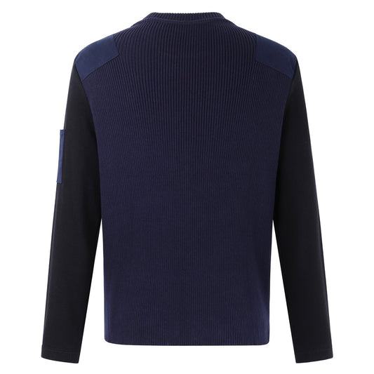 Loe Shoulder Patches sweater