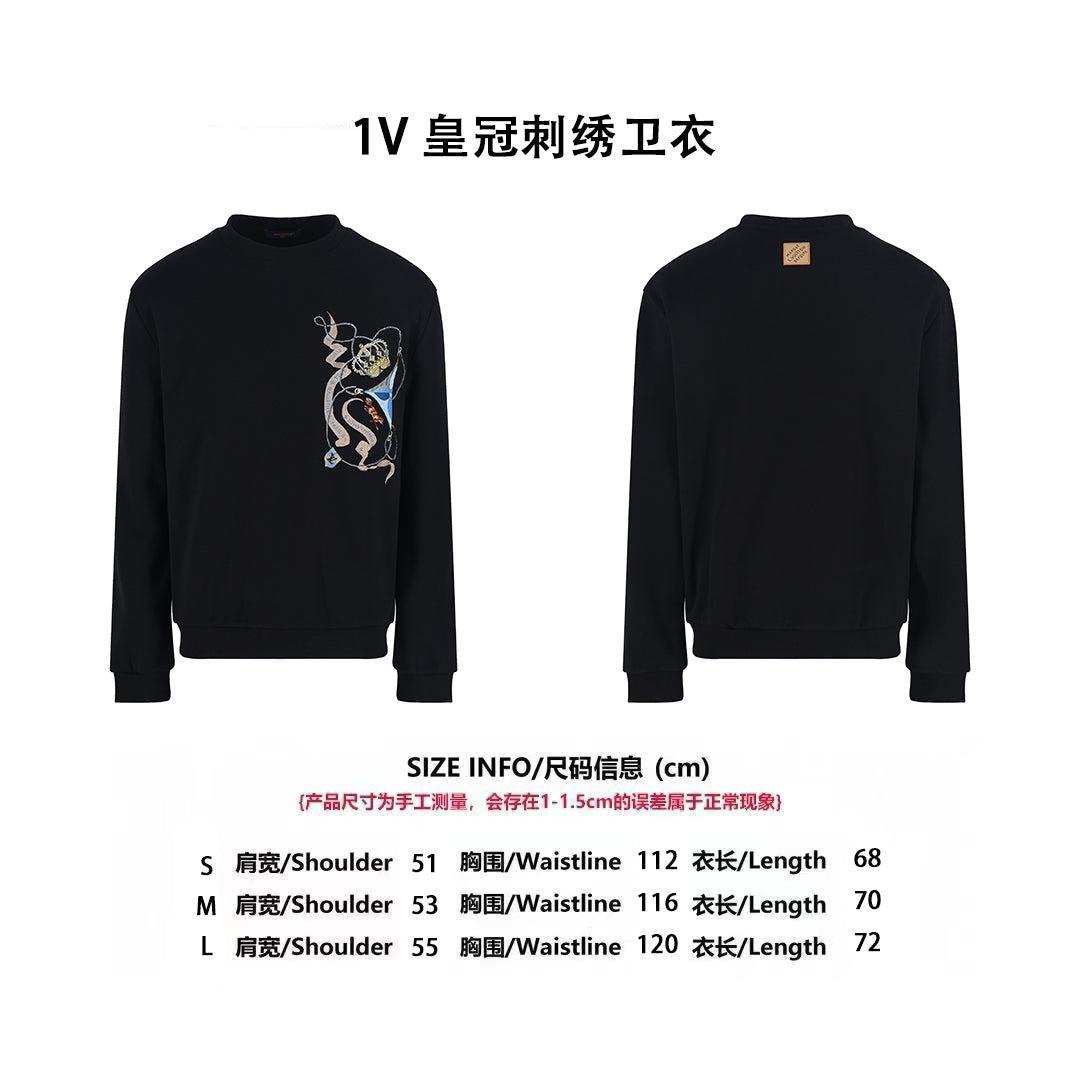 Louis embroidered sweatshirt