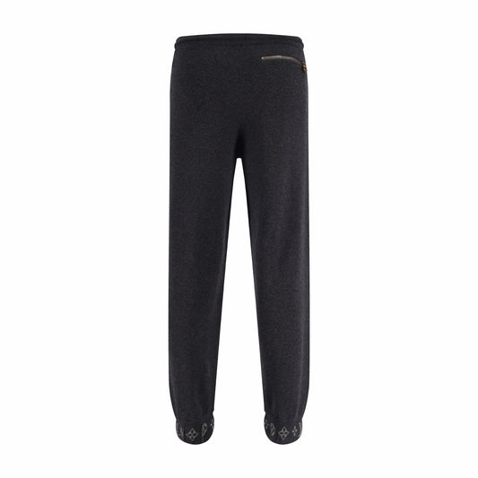 Louis jacquard knitted pants