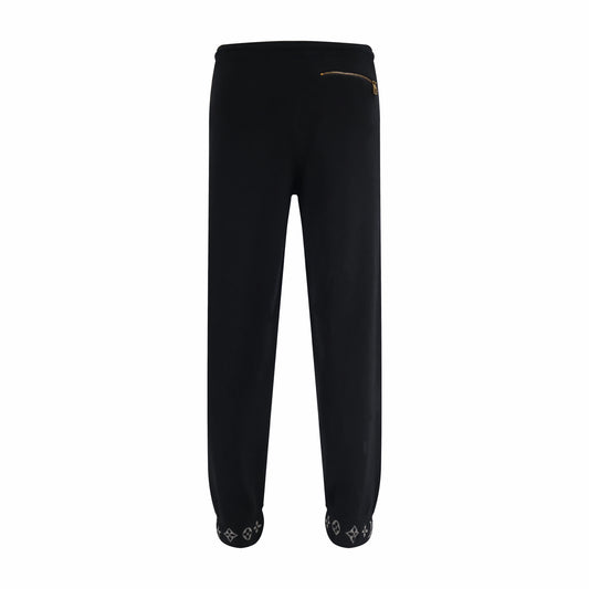 Louis jacquard knitted pants