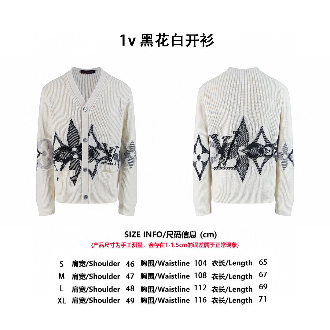Louis jacquard cardigan
