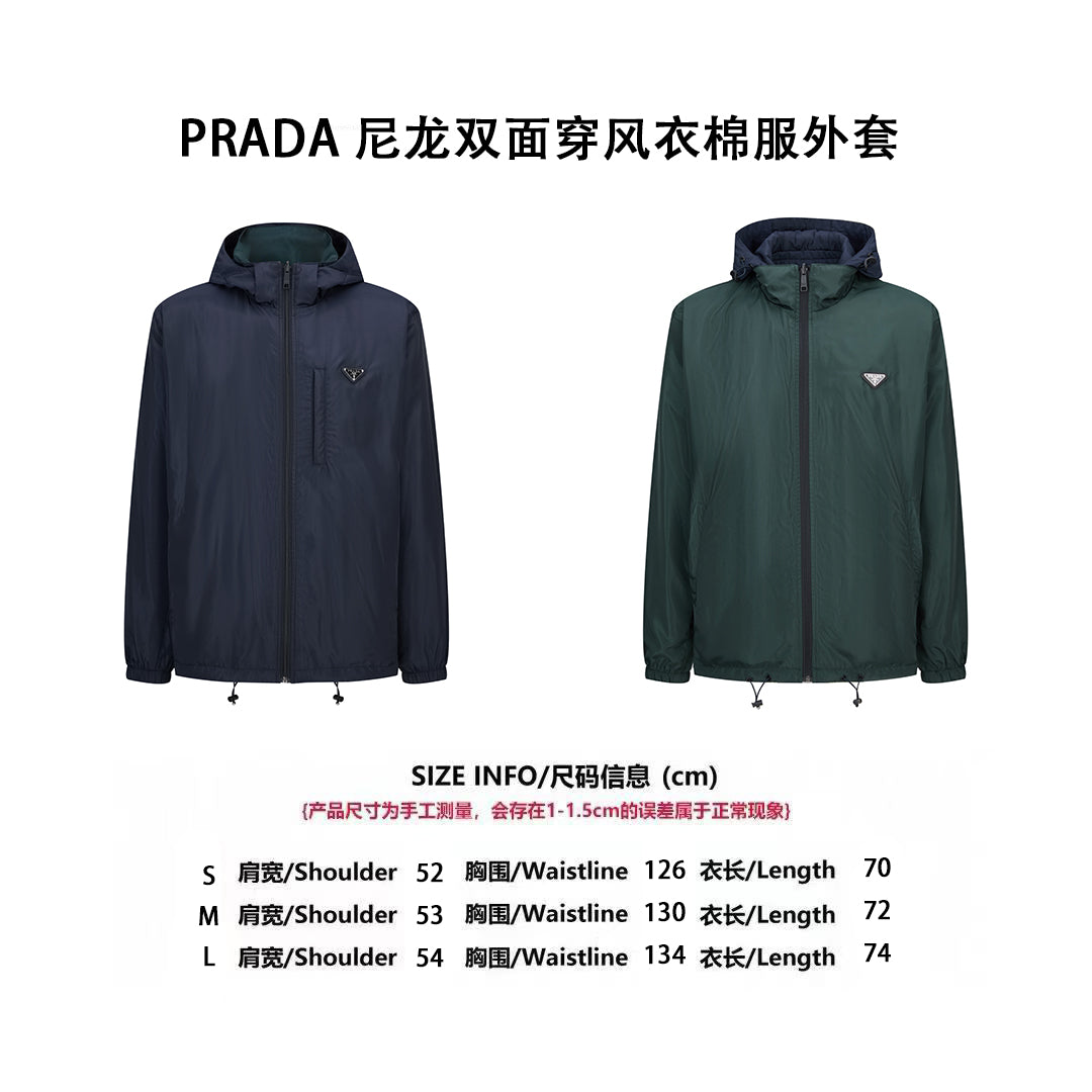 Pra reversible windbreakers jacket