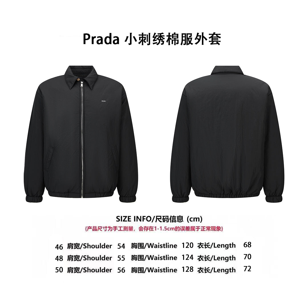 Pra embroidered full-zip jacket