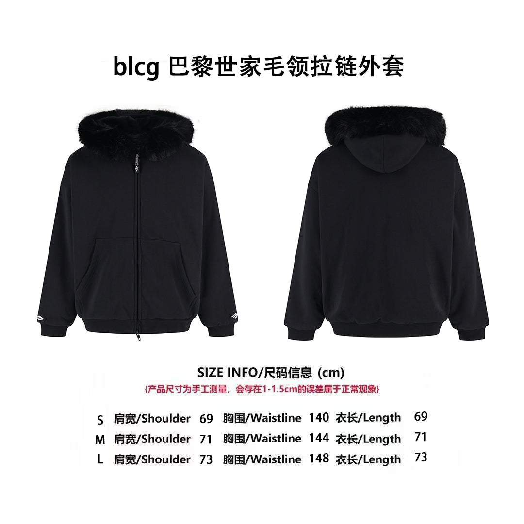 Balen faux fur-trimmed jacket