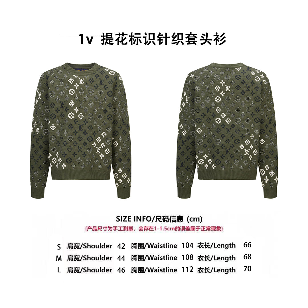 Louis jacquard sweater