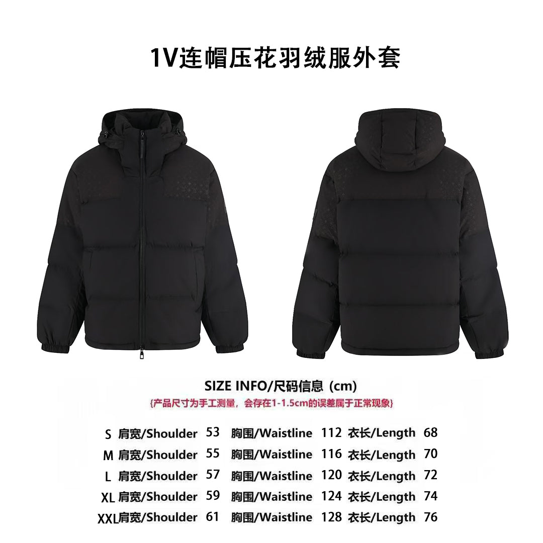 Louis full-zip down jacket