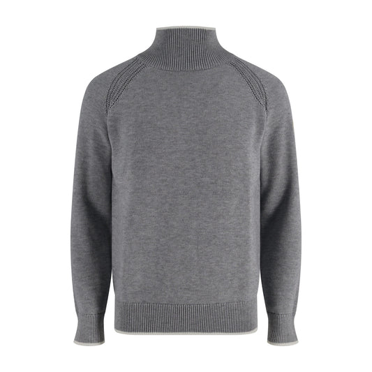 Mon mock neck knitted sweater