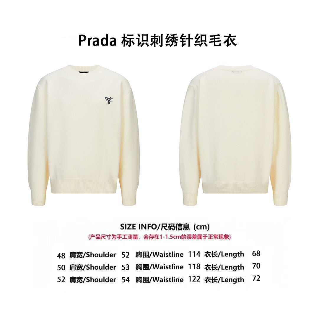 Pra embroidered knitted sweater