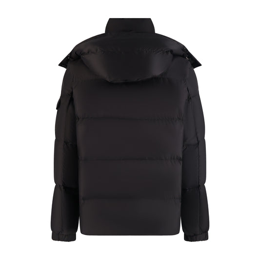 Mon stand collar down jacket