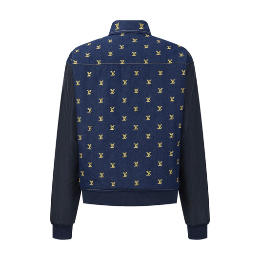 Louis denim splicing jacket