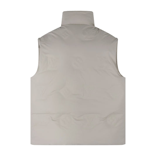Louis embossed down vest