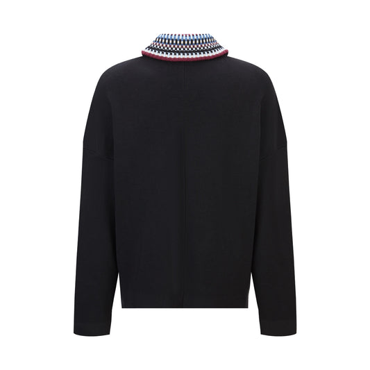 Louis full-zipl knitted jacket