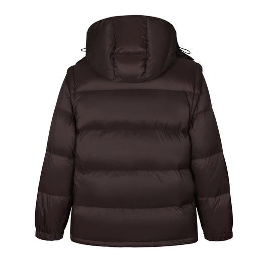 Mon detachable sleeves down jacket
