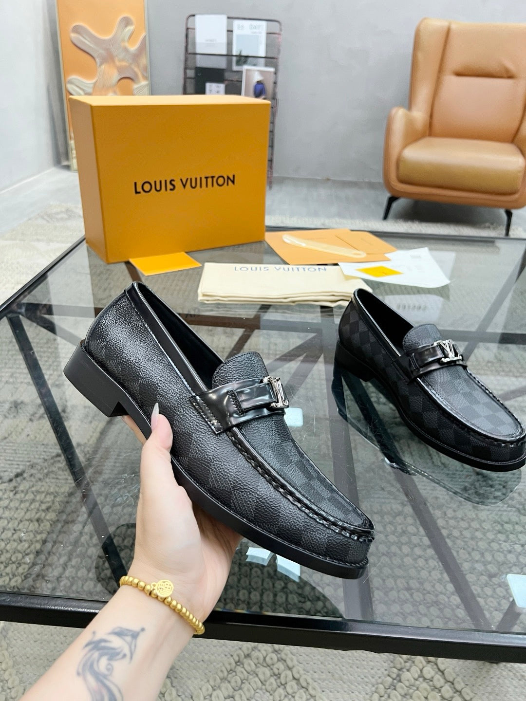 Louis 25ss leather shoes
