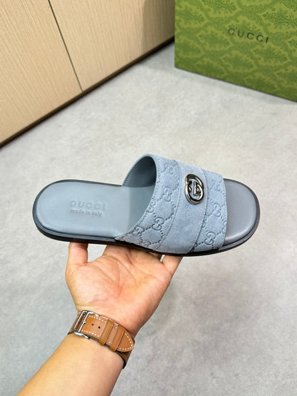Guc 25ss leather slippers