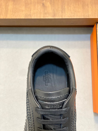 Herm leather sneakers