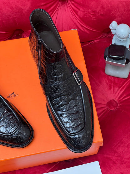 Herm leather shoes