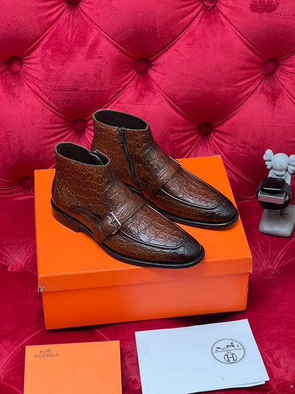 Herm leather shoes