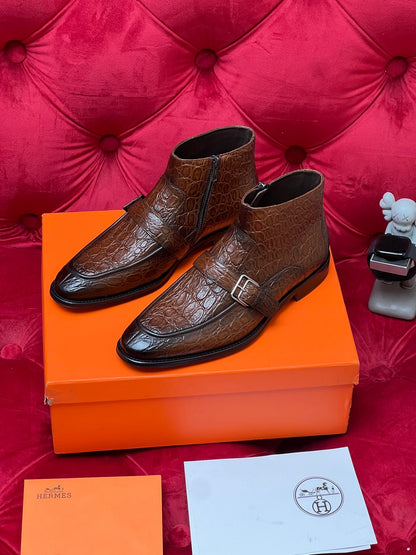 Herm leather shoes