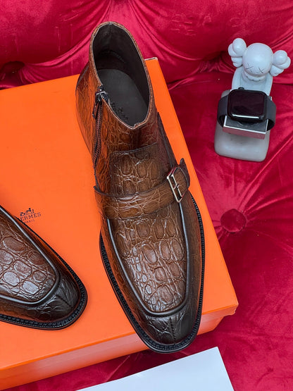 Herm leather shoes