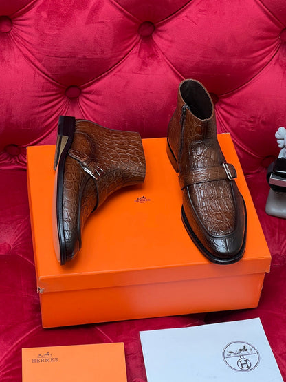 Herm leather shoes
