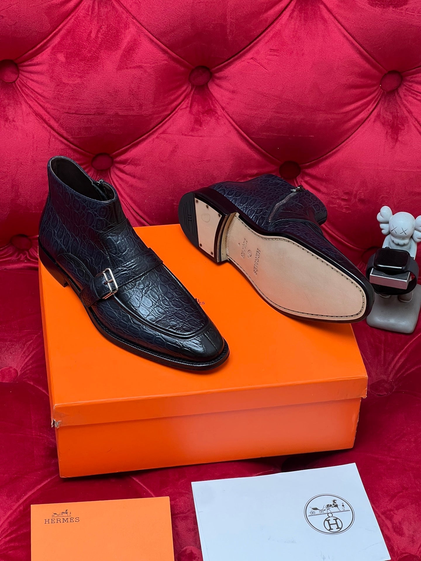 Herm leather shoes
