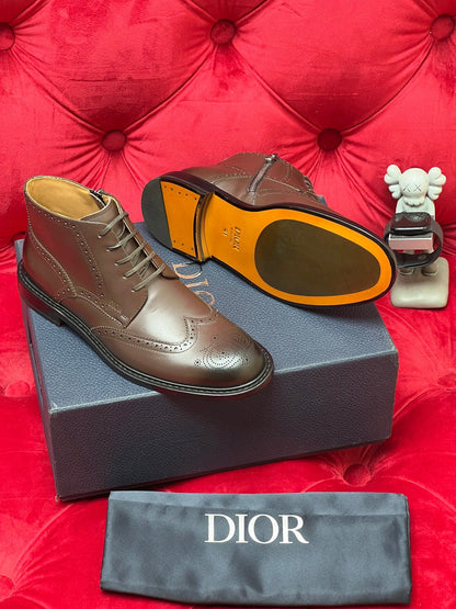 CD leather shoes