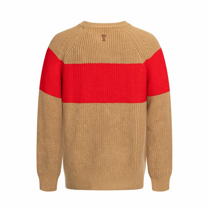 Ami 25fw jacquard sweater