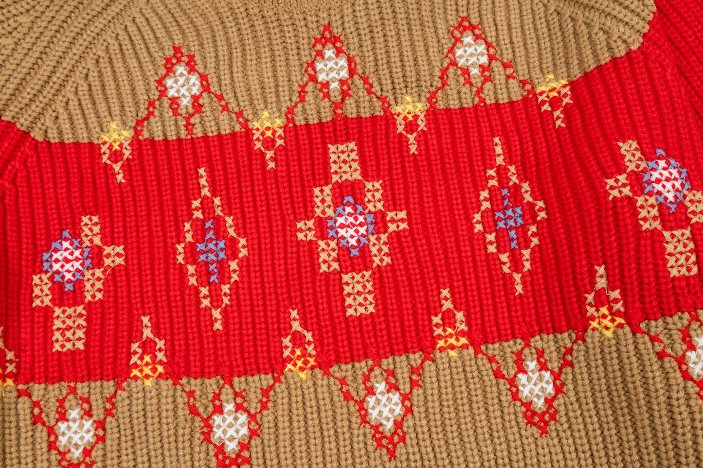 Ami 25fw jacquard sweater