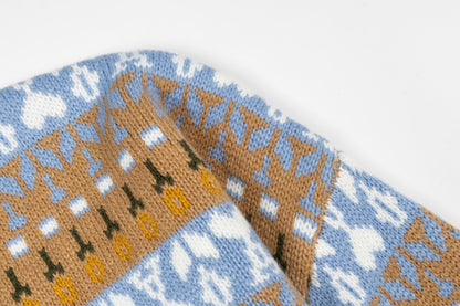 Ami 25fw jacquard sweater