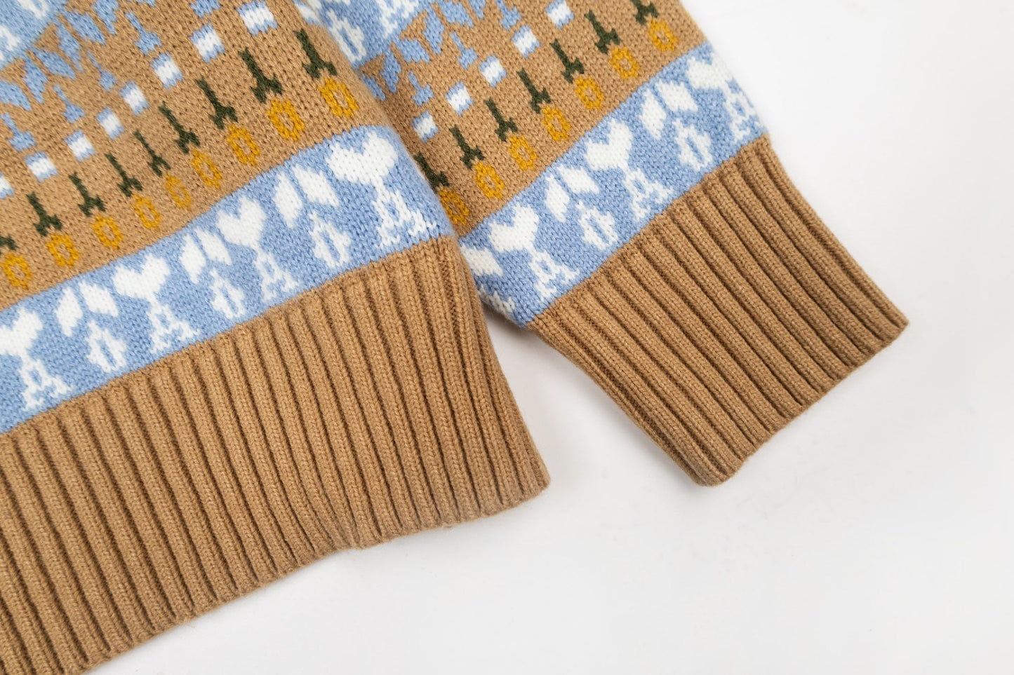 Ami 25fw jacquard sweater