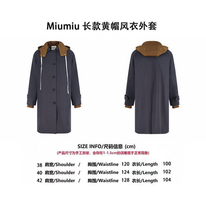 Miu 25fw trench coat