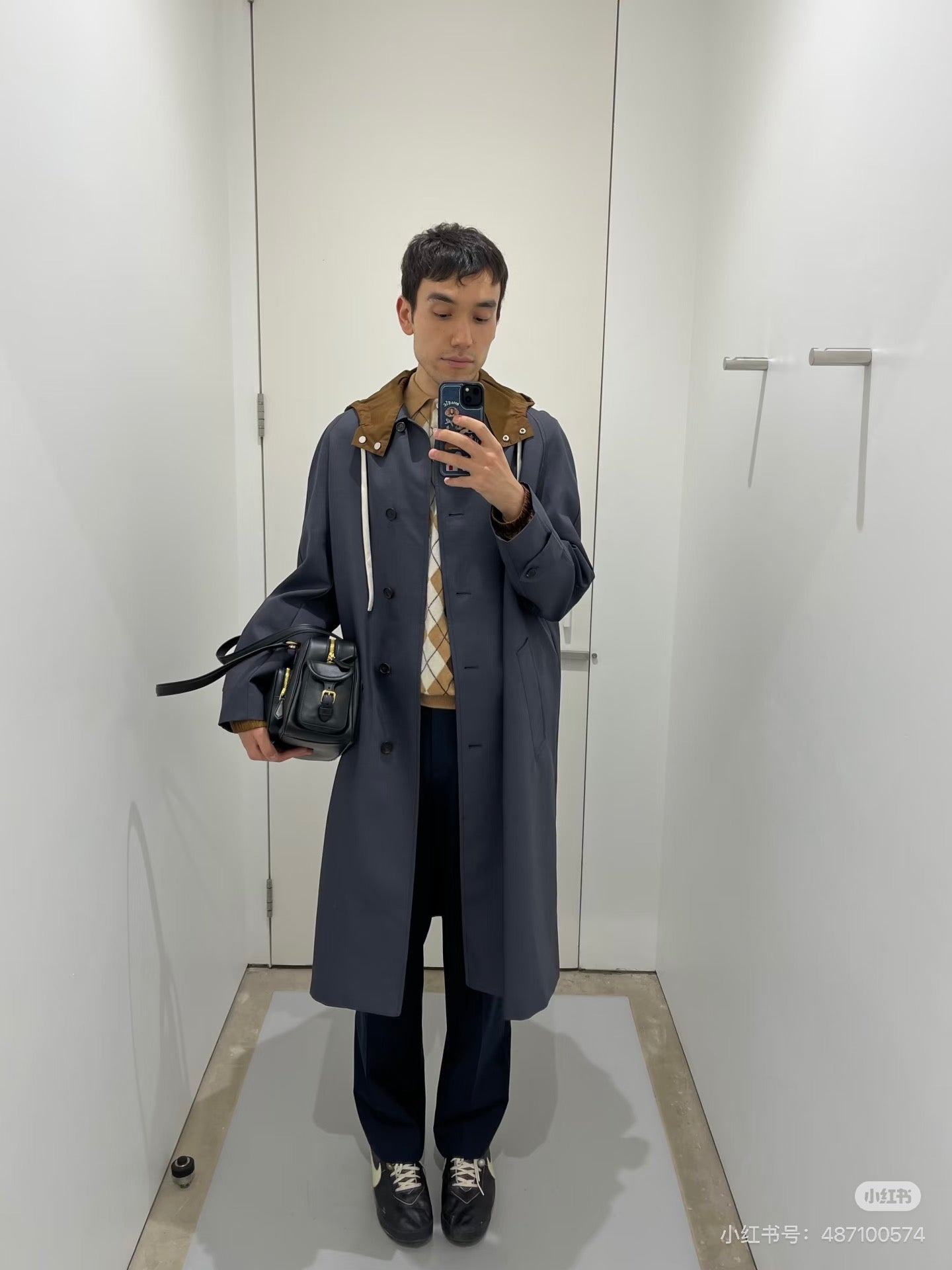 Miu 25fw trench coat