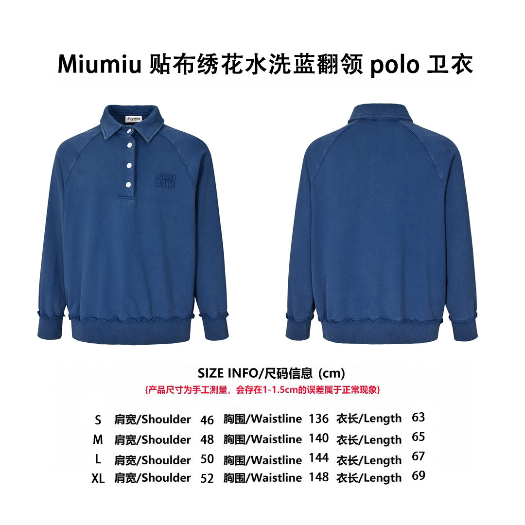 Miu 25fw casual sweatshirt