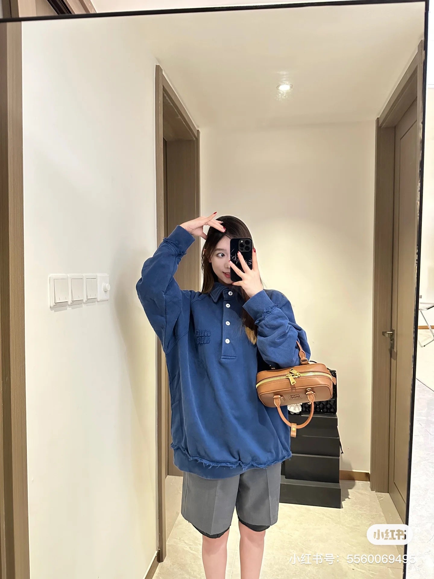 Miu 25fw casual sweatshirt