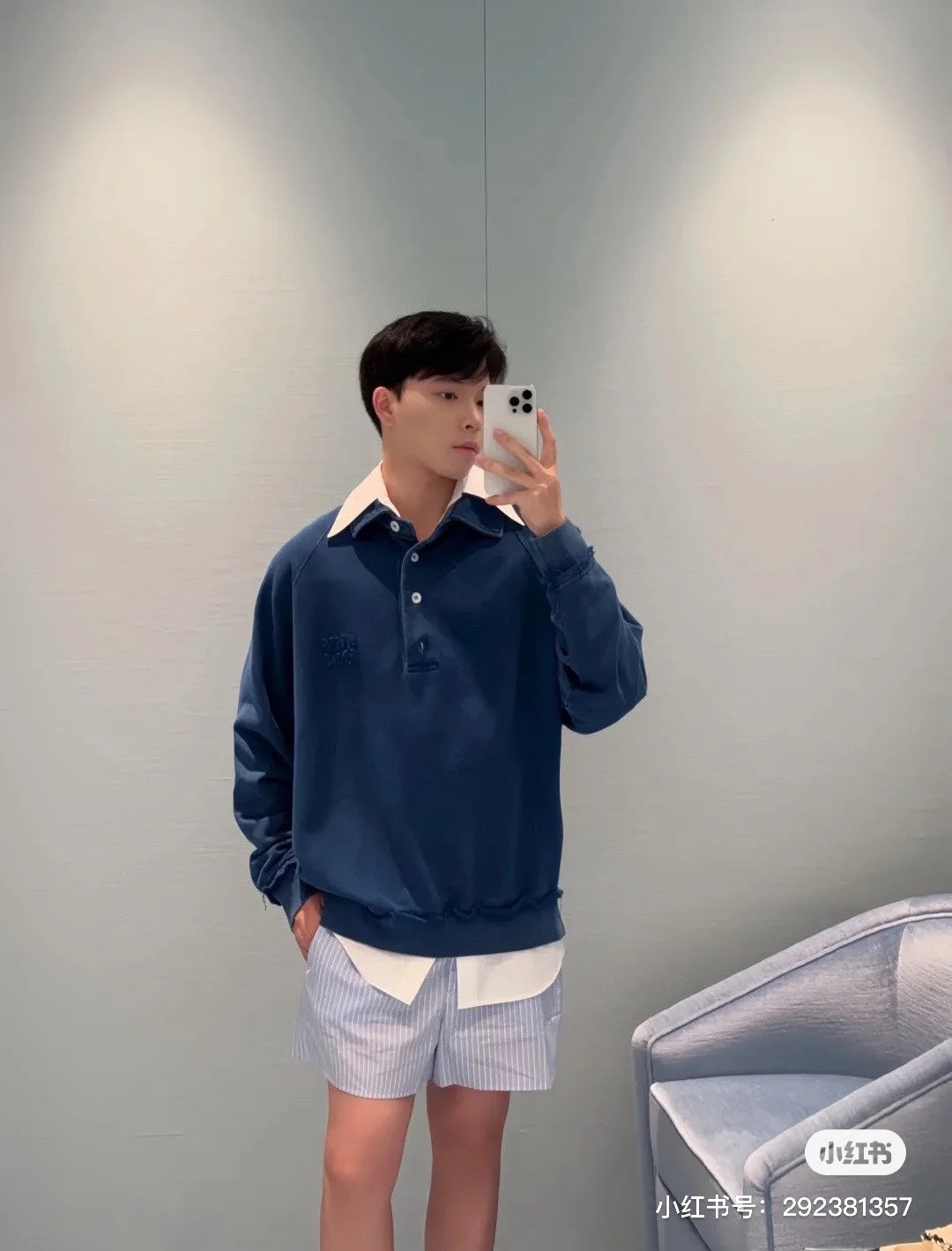 Miu 25fw casual sweatshirt