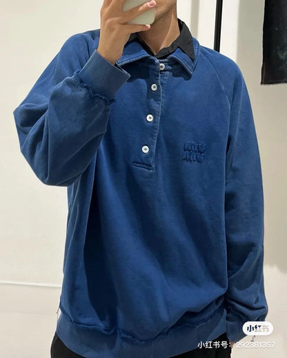 Miu 25fw casual sweatshirt