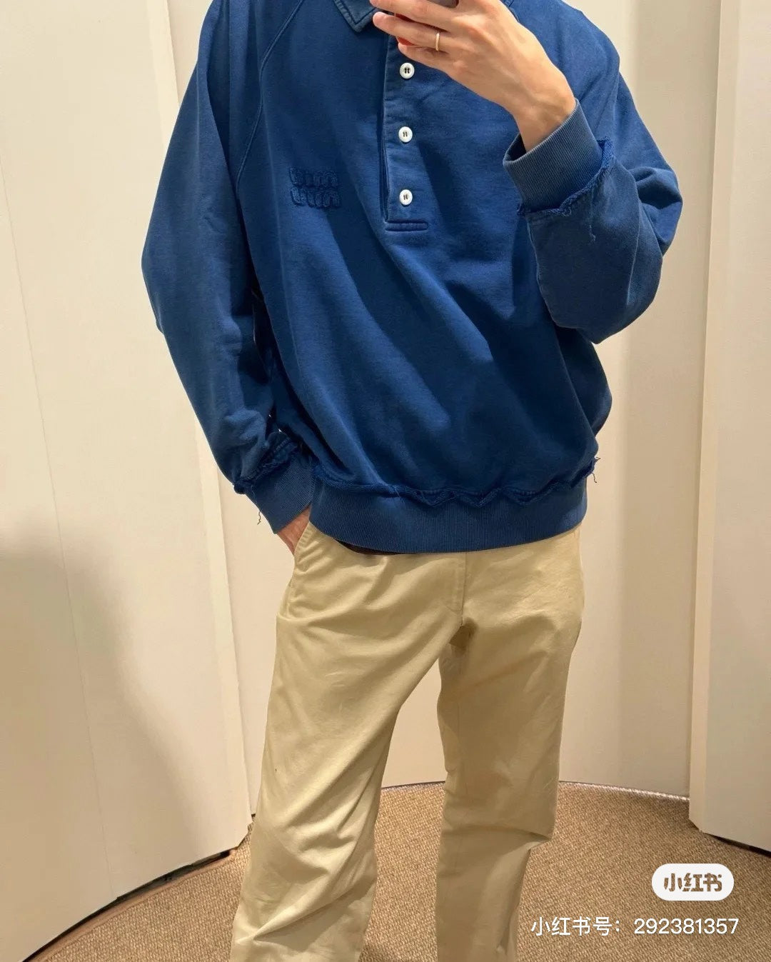 Miu 25fw casual sweatshirt