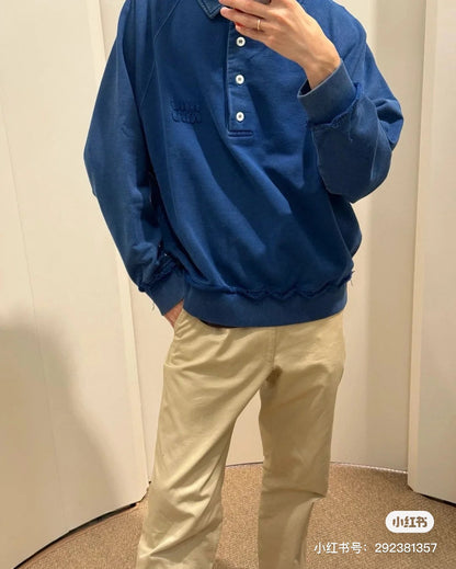 Miu 25fw casual sweatshirt