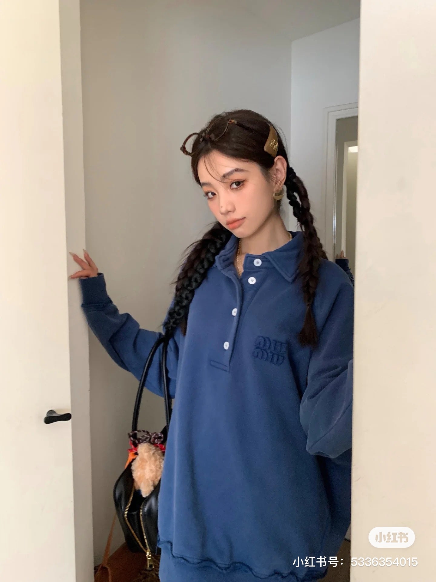 Miu 25fw casual sweatshirt