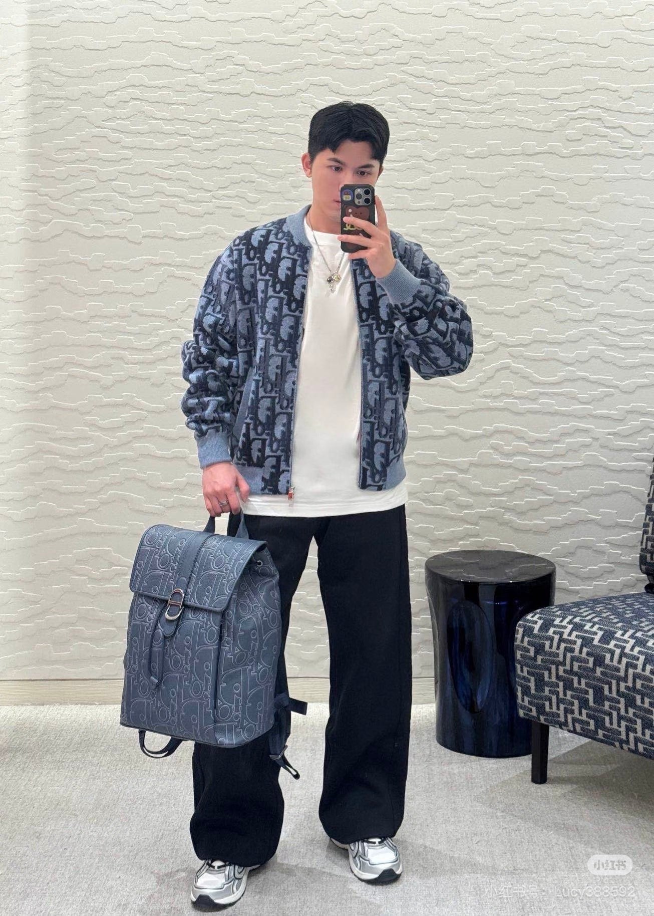 CD 25fw knitted jacket