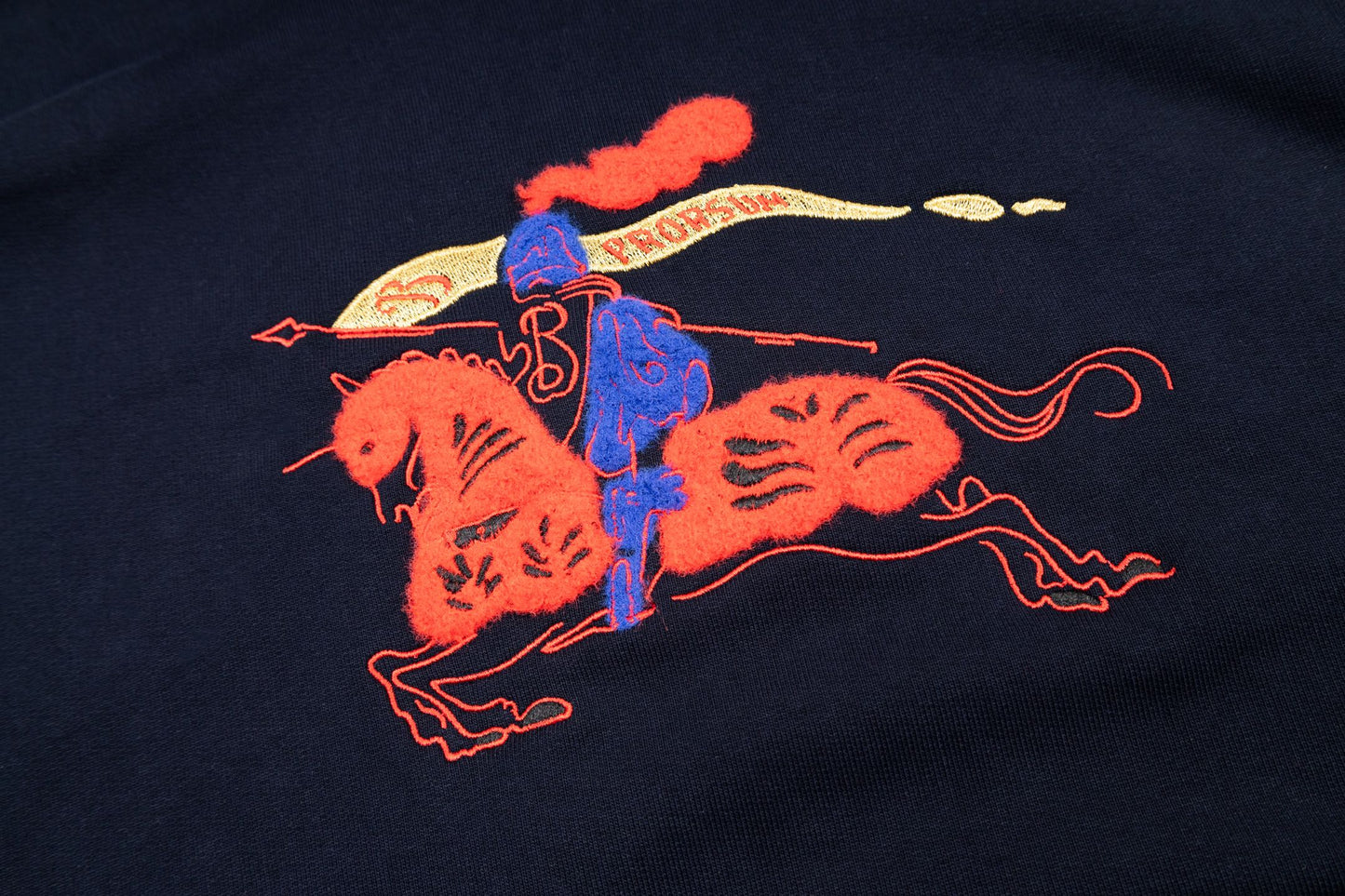 Bur 25fw embroidered hoodie