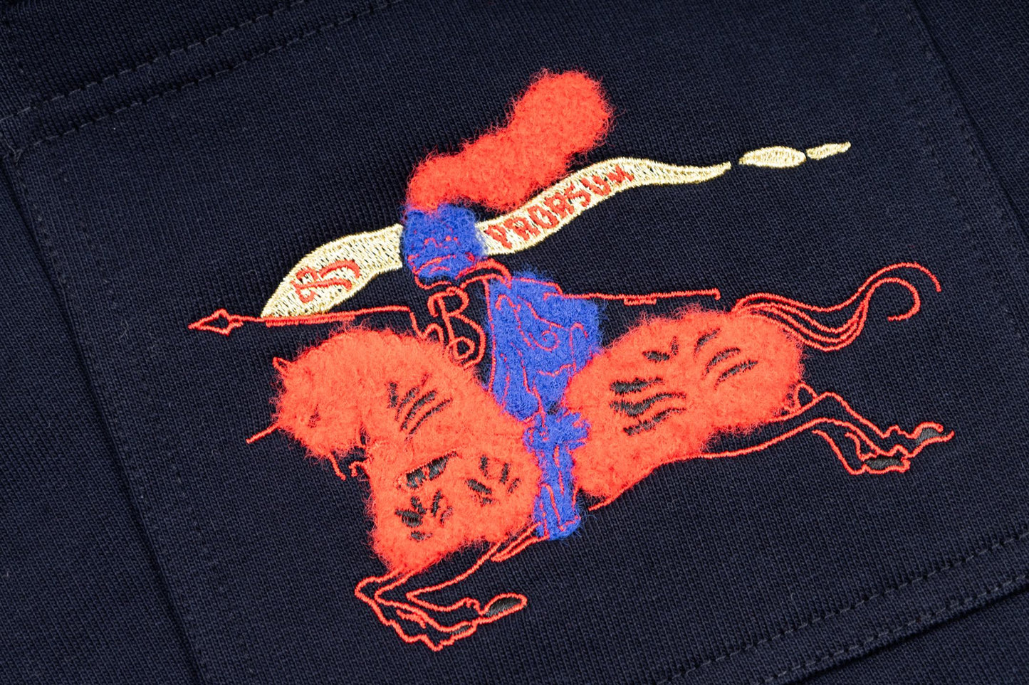 Bur 25fw embroidered pants