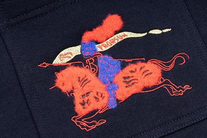 Bur 25fw embroidered pants