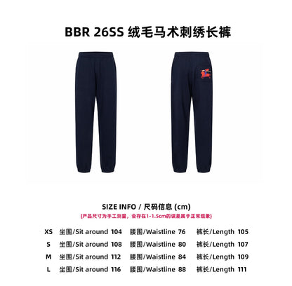 Bur 25fw embroidered pants