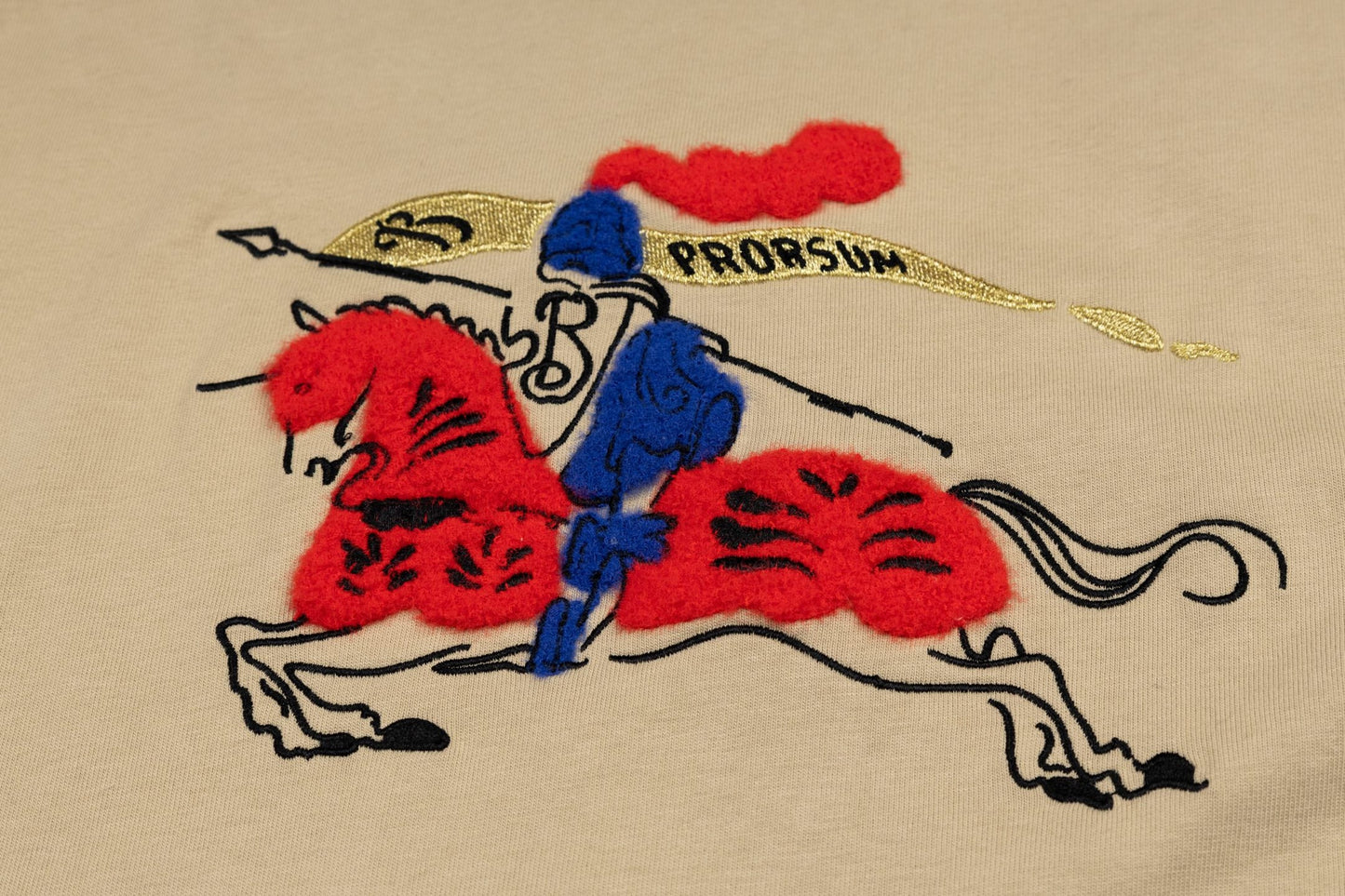 Bur 25fw embroidered t-shirt