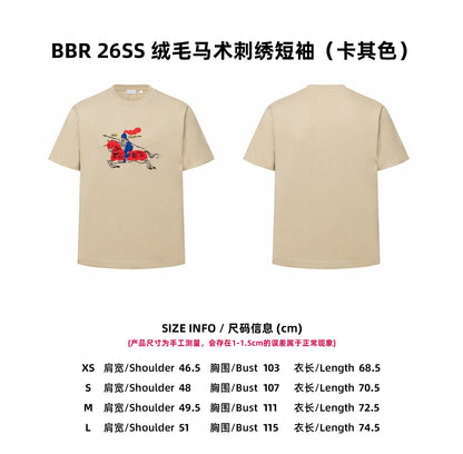 Bur 25fw embroidered t-shirt