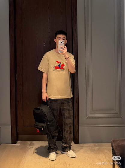 Bur 25fw embroidered t-shirt