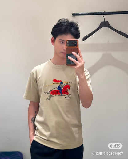 Bur 25fw embroidered t-shirt
